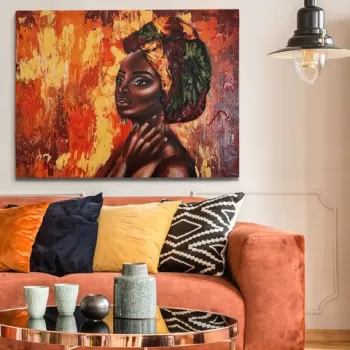 Tablou decorativ, OPL1999794071, Canvas, Cadru: 100% LEMN (grosime: 3 cm), Multicolor imagine