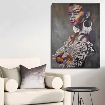 Tablou decorativ, OPS5454561, Canvas, Cadru: 100% LEMN (grosime: 3 cm), Multicolor imagine