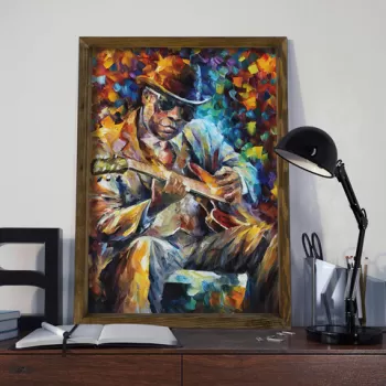 Tablou decorativ, OZM747, MDF , Imprimat UV, Multicolor imagine