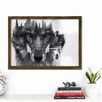 Tablou decorativ, OZM778, MDF , Imprimat UV, Multicolor imagine