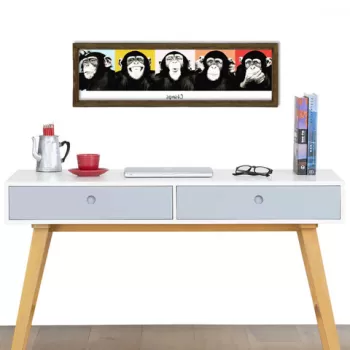 Tablou decorativ, OZM826, MDF , Imprimat UV, Multicolor imagine