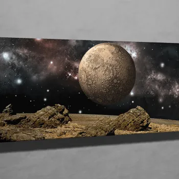 Tablou decorativ, PC038, 30 x 80 cm, Multicolor imagine