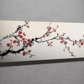 Tablou decorativ, PC041, Canvas, 30 x 80 cm, Multicolor imagine