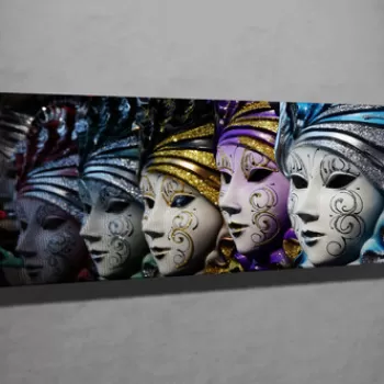 Tablou decorativ, PC049, Canvas, 30 x 80 cm, Multicolor imagine