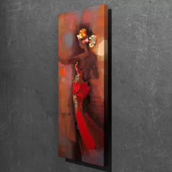 Tablou decorativ, PC056, Canvas, 30 x 80 cm, Multicolor imagine