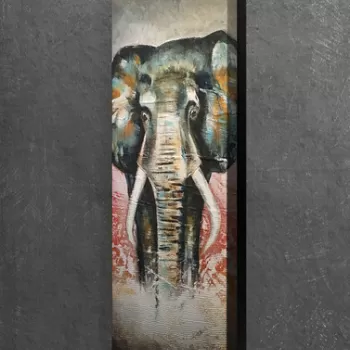 Tablou decorativ, PC068, Canvas, 30 x 80 cm, Multicolor imagine