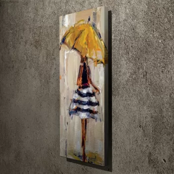 Tablou decorativ, PC082, Canvas, 30 x 80 cm, Multicolor imagine