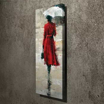 Tablou decorativ, PC083, Canvas, 30 x 80 cm, Multicolor imagine