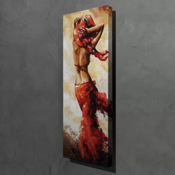 Tablou decorativ, PC100, Canvas, 30 x 80 cm, Multicolor imagine