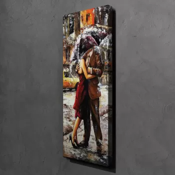 Tablou decorativ, PC102, Canvas, 30 x 80 cm, Multicolor imagine