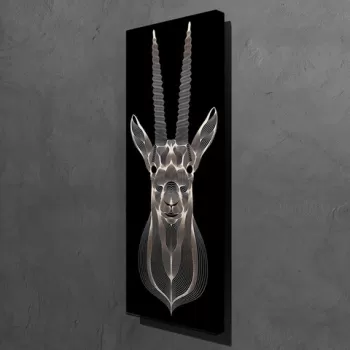 Tablou decorativ, PC103, Canvas, 30 x 80 cm, Multicolor imagine