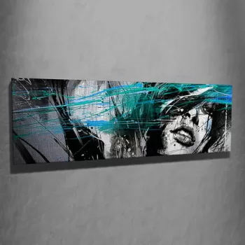 Tablou decorativ, PC105, Canvas, 30 x 80 cm, Multicolor imagine