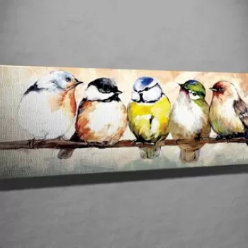 Tablou decorativ, PC126, Canvas, 30 x 80 cm, Multicolor imagine