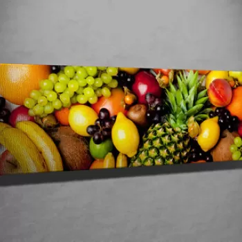 Tablou decorativ, PC148, Canvas, Lemn, Multicolor imagine