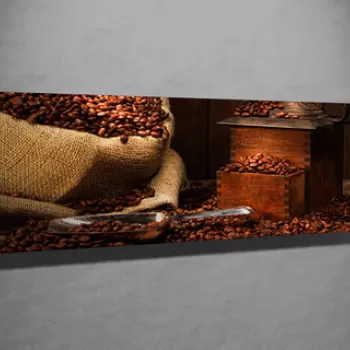 Tablou decorativ, PC149, Canvas, Lemn, Multicolor imagine