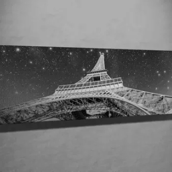 Tablou decorativ, PC150, Canvas, Lemn, Multicolor imagine