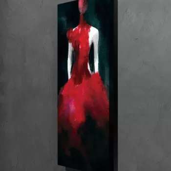 Tablou decorativ, PC175, Canvas, Lemn, Multicolor imagine