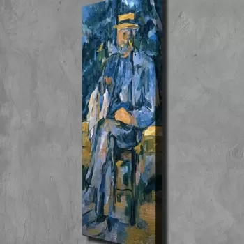 Tablou decorativ, PC193, Canvas, Lemn, Multicolor imagine