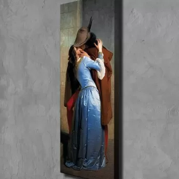 Tablou decorativ, PC204, Canvas, Lemn, Multicolor imagine