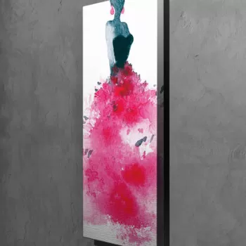 Tablou decorativ, PC224, Canvas, Lemn, Multicolor imagine