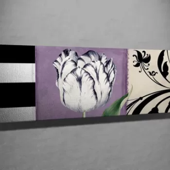 Tablou decorativ, PC236, Canvas, Lemn, Multicolor imagine