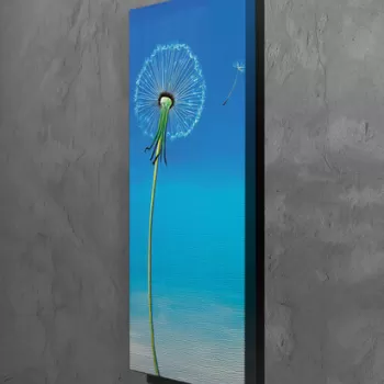 Tablou decorativ, PC237, Canvas, Lemn, Multicolor imagine