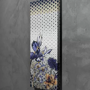 Tablou decorativ, PC243, Canvas, Lemn, Multicolor imagine