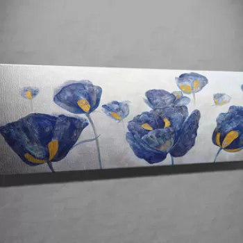 Tablou decorativ, PC245, Canvas, Lemn, Multicolor imagine