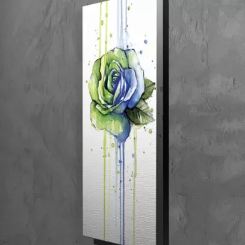 Tablou decorativ, PC254, Canvas, Lemn, Multicolor imagine