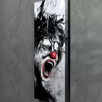 Tablou decorativ, PC257, Canvas, Lemn, Multicolor imagine