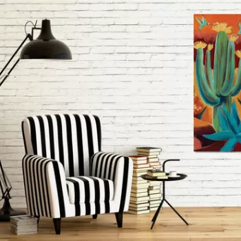 Tablou decorativ, PC325, 50% bumbac / 50% poliester, Canvas imprimat, Multicolor imagine