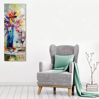 Tablou decorativ, PC326, 50% bumbac / 50% poliester, Canvas imprimat, Multicolor imagine