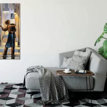 Tablou decorativ, PC328, 50% bumbac / 50% poliester, Canvas imprimat, Multicolor imagine