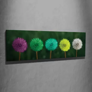 Tablou decorativ, PC93, Canvas, 30 x 80 cm, Multicolor imagine