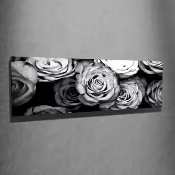 Tablou decorativ, PC95, Canvas, 30 x 80 cm, Multicolor imagine