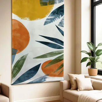Tablou decorativ, Polybaby 18, BUMBAC/POLIESTER, Latime: 100 cm Inaltime: 140 cm, Multicolor imagine