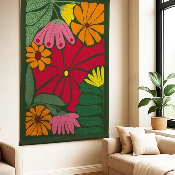 Tablou decorativ, Polybaby 3, Latime: 145 cm Inaltime: 200 cm, Multicolor imagine