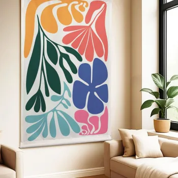 Tablou decorativ, Polybaby 4, Latime: 100 cm Inaltime: 140 cm, Multicolor imagine