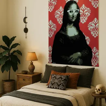 Tablou decorativ, Polybaby 43, Latime: 70 cm Inaltime: 120 cm, Multicolor imagine