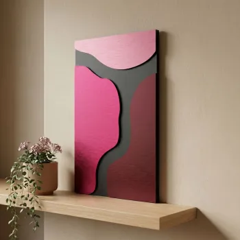 Tablou decorativ, Rhodes, MDF, Dimensiuni: 40 x 68 cm, Multicolor imagine