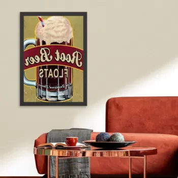 Tablou decorativ, Root Beer (40 x 55), MDF , Polistiren, Multicolor imagine