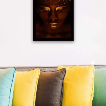 Tablou decorativ, SC0265, Cadru: 100% LEMN (grosime: 3 cm), Multicolor imagine