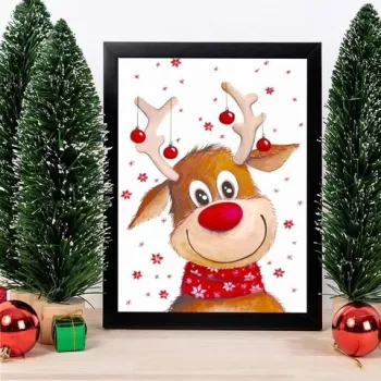Tablou decorativ, SC7436501193140, MDF, Dimensiune: 24 x 29 cm, Multicolor imagine