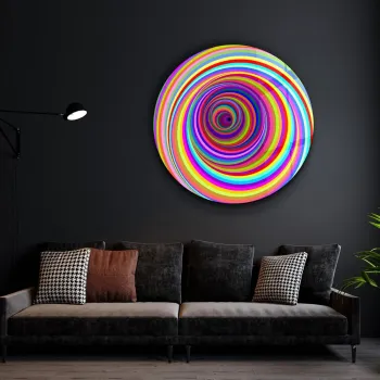 Tablou decorativ, SKR-9062, Dimensiune: 80 x 80, Multicolor imagine