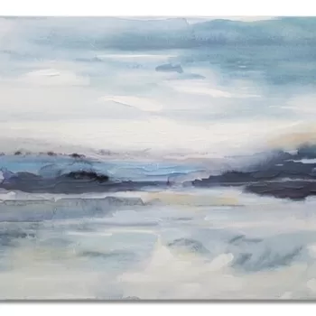 Tablou decorativ Softy, Mauro Ferretti, 100x80 cm, canvas pictat manual, multicolor imagine