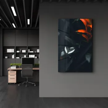 Tablou decorativ, SPR-1128, Sticla temperata, Dimensiuni: 46 x 72 cm, Multicolor imagine