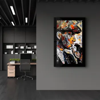 Tablou decorativ, SPR-1135, Dimensiuni: 46 x 72 cm, Multicolor imagine