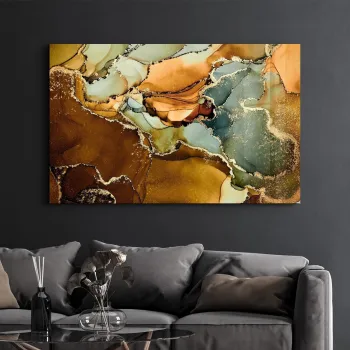 Tablou decorativ, SPR-1350, Sticla temperata, Dimensiuni: 70 x 110 cm, Multicolor imagine