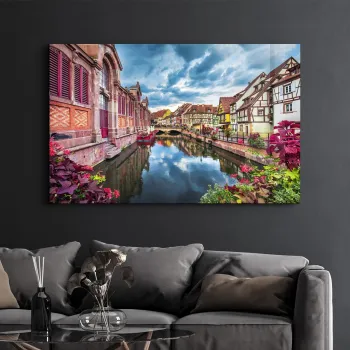 Tablou decorativ, SPR-1478, Sticla temperata, Dimensiuni: 70 x 110 cm, Multicolor imagine