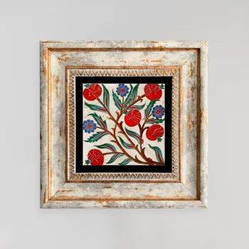 Tablou decorativ, TC1238, Cadru: 100% LEMN (Grosime: 2 cm), Multicolor imagine